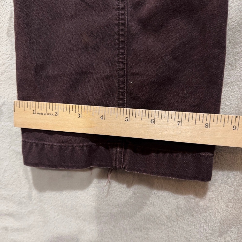 Arcteryx Womens 8 Cargo Pants Purple Cotton Canvas Straight Leg Hiking Outdoor - Picture 10 of 12